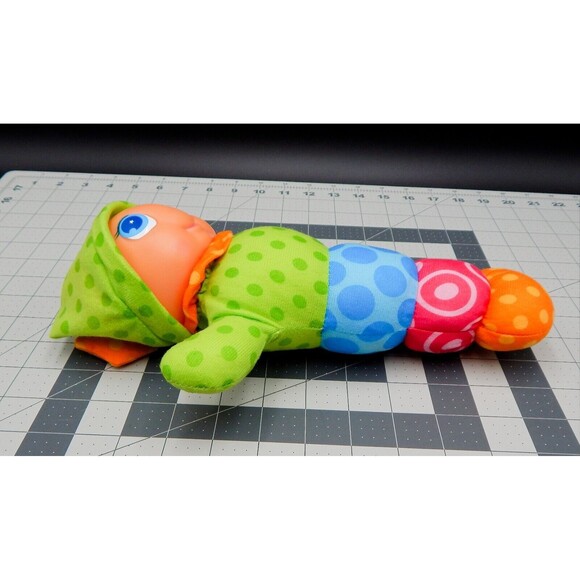 Molto Glow Light Up Bug Toy Soft Plush Glo Worm Awake & Sleep Duel Face - Picture 4 of 9